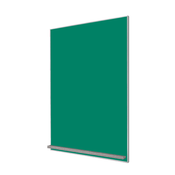 The Satin Minimalist Wood | Portrait Green Ceramic Steel Chalkboard