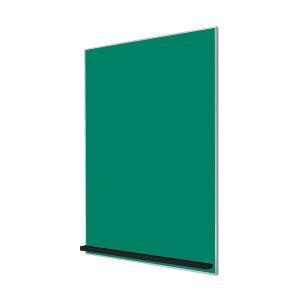 The Satin Minimalist Wood | Portrait Green Ceramic Steel Chalkboard