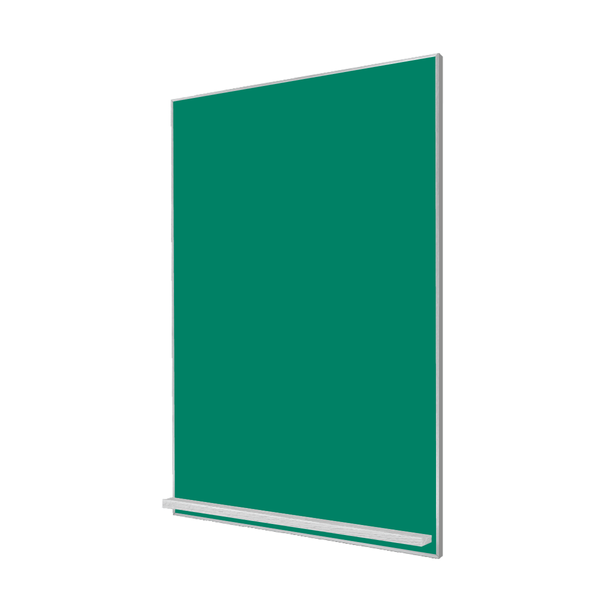 The Satin Minimalist Wood | Portrait Green Ceramic Steel Chalkboard