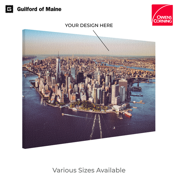 Acoustic Wall Panels | Custom Printed Landscape 2" Square Edge with Z-Clip Hardware