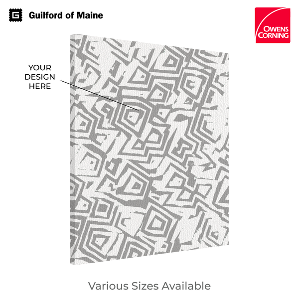 Acoustic Wall Panels | Custom Printed Portrait 2" Square Edge with Z-Clip Hardware