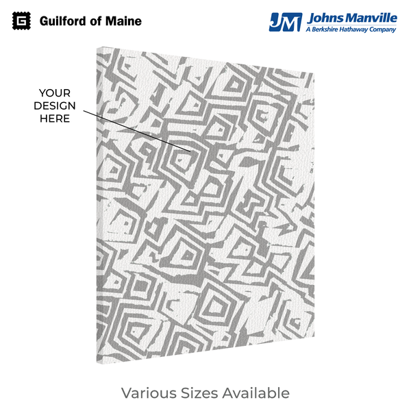 Acoustical Wall Panels | Custom Printed Portrait 2" Square Edge with Z-Clip Hardware