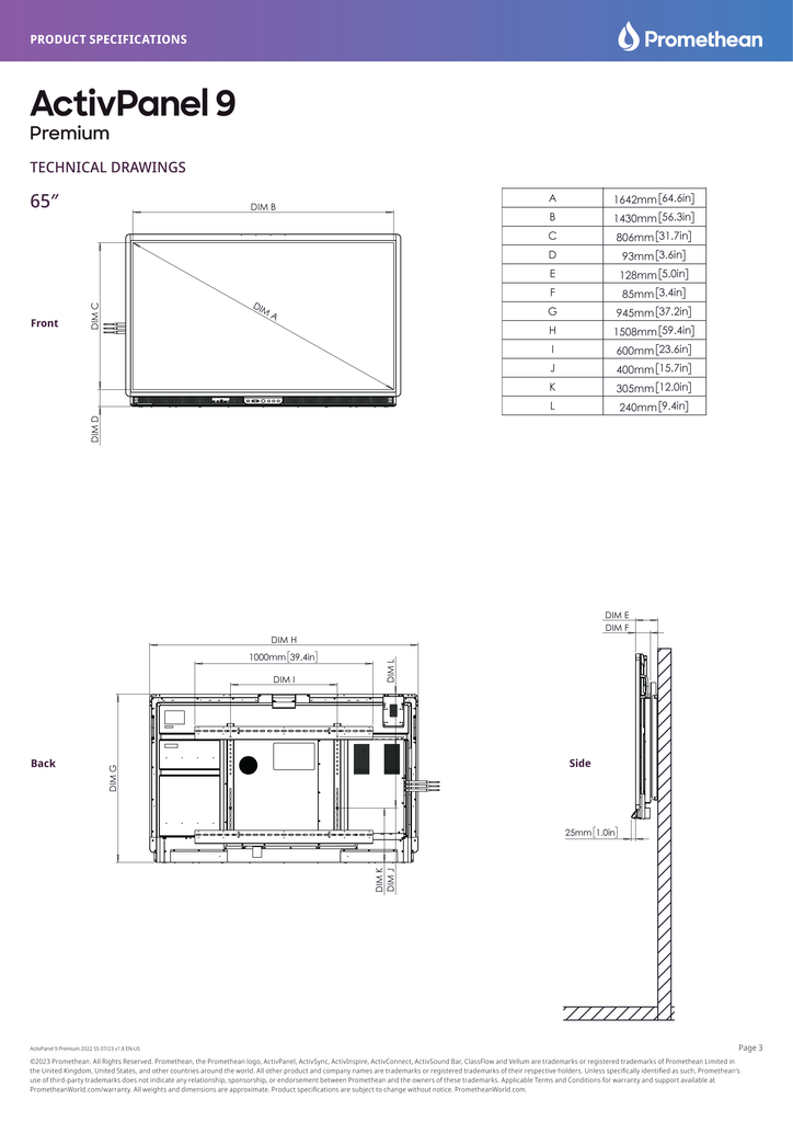 ActivPanel 9 Premium | Interactive Display – New York Blackboard