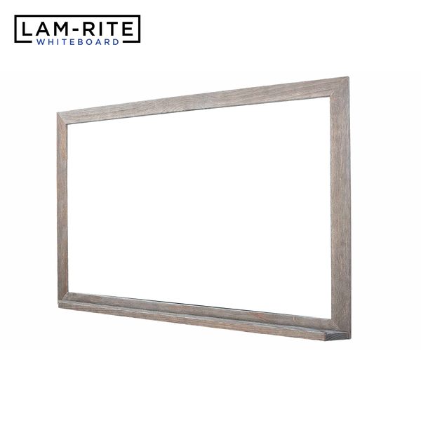 Barnwood Wood Frame | Landscape Lam-Rite Whiteboard