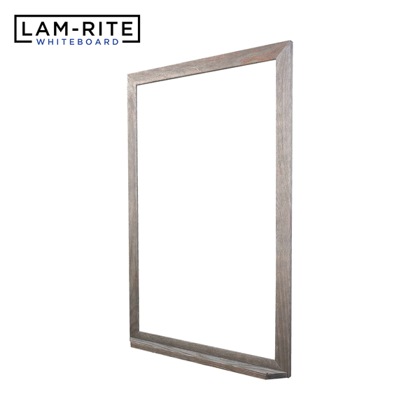 Barnwood Wood Frame | Portrait Lam-Rite Whiteboard