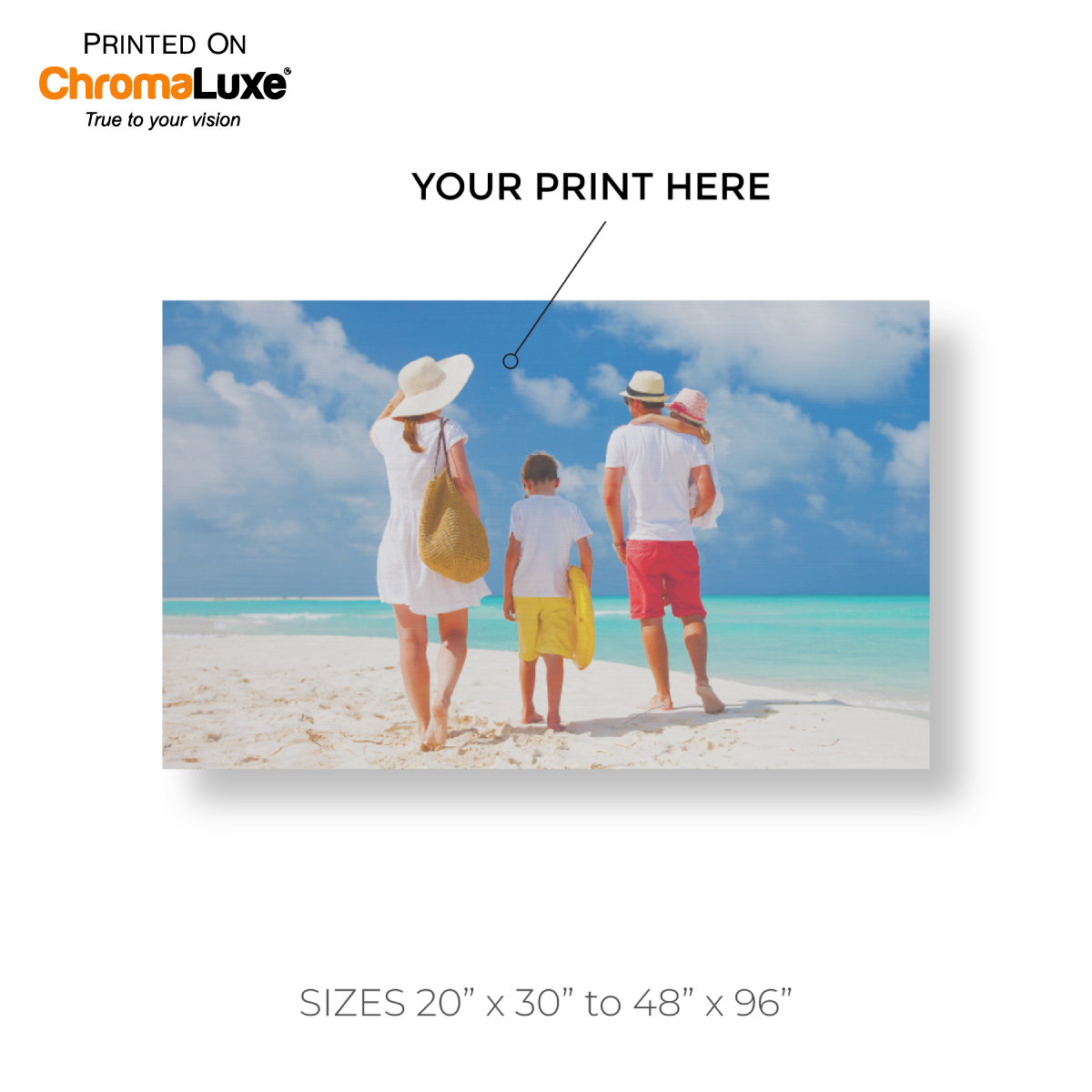 Large Landscape Clear Aluminum Prints | Matte Finish