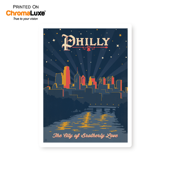 Philly | Graphic Metal Print