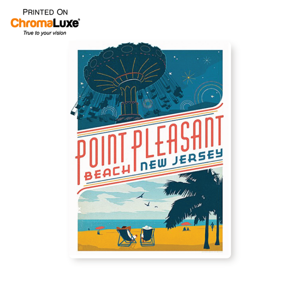Point Pleasant | Graphic Metal Print