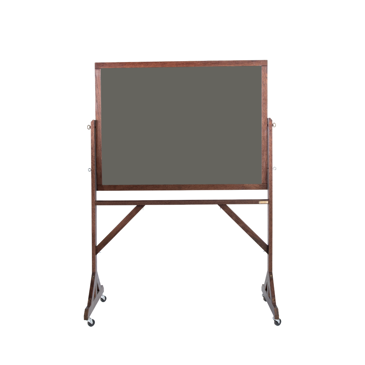 Dark Walnut Wood Frame | Portable Ceramic Steel Chalkboard – New