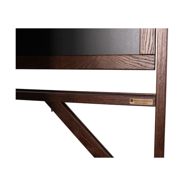 Dark Walnut Wood Frame | Portable Lam-Rite Chalkboard