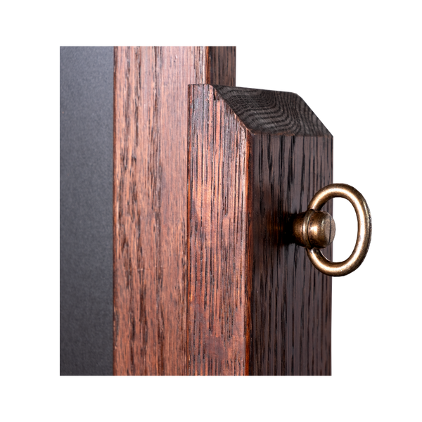 Dark Walnut Wood Frame | Portable Lam-Rite Chalkboard