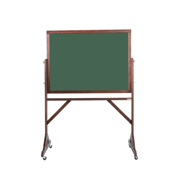 Dark Walnut Wood Frame | Portable Lam-Rite Chalkboard