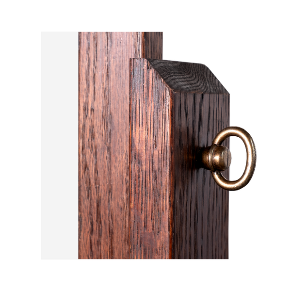 Dark Walnut Wood Frame | Portable Lam-Rite Whiteboard