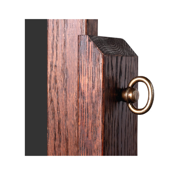 Dark Walnut Wood Frame | Portable Lam-Rite Chalkboard