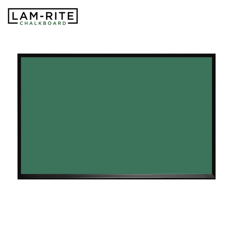 Ebony Aluminum Frame | Landscape Green Lam-Rite Chalkboard