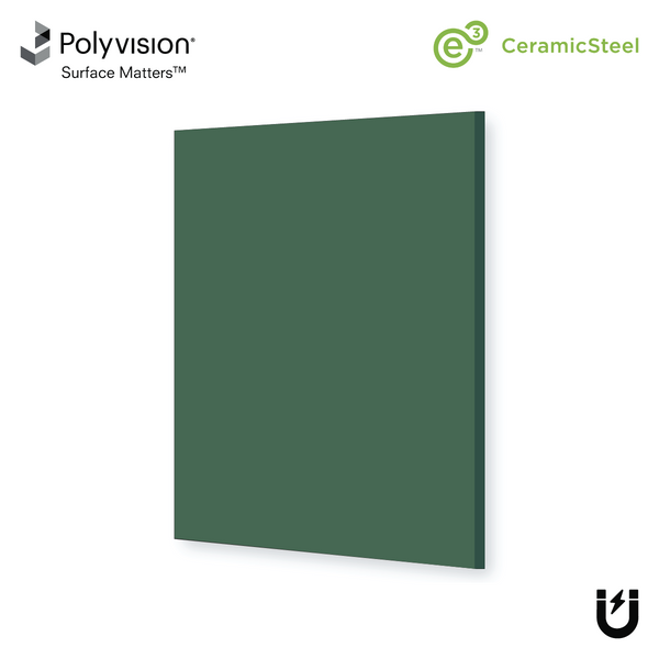 Edgeless | Ceramic Steel Green Chalkboard
