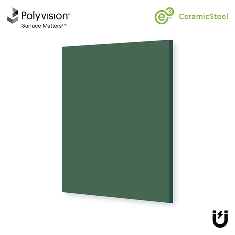 Edgeless | Ceramic Steel Green Chalkboard