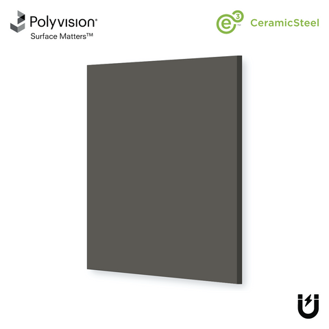 Edgeless | Ceramic Steel Slate Gray Chalkboard