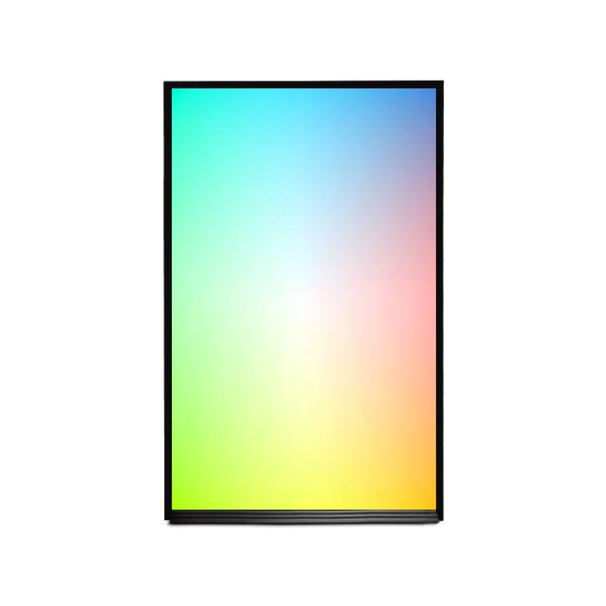 Ebony Aluminum Frame | Custom Colored | Portrait Color-Rite Magnetic Whiteboard