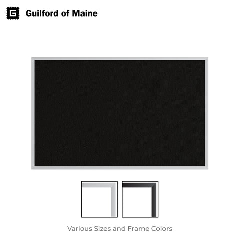 Black | Fabric Bulletin Board with Aluminum Frame