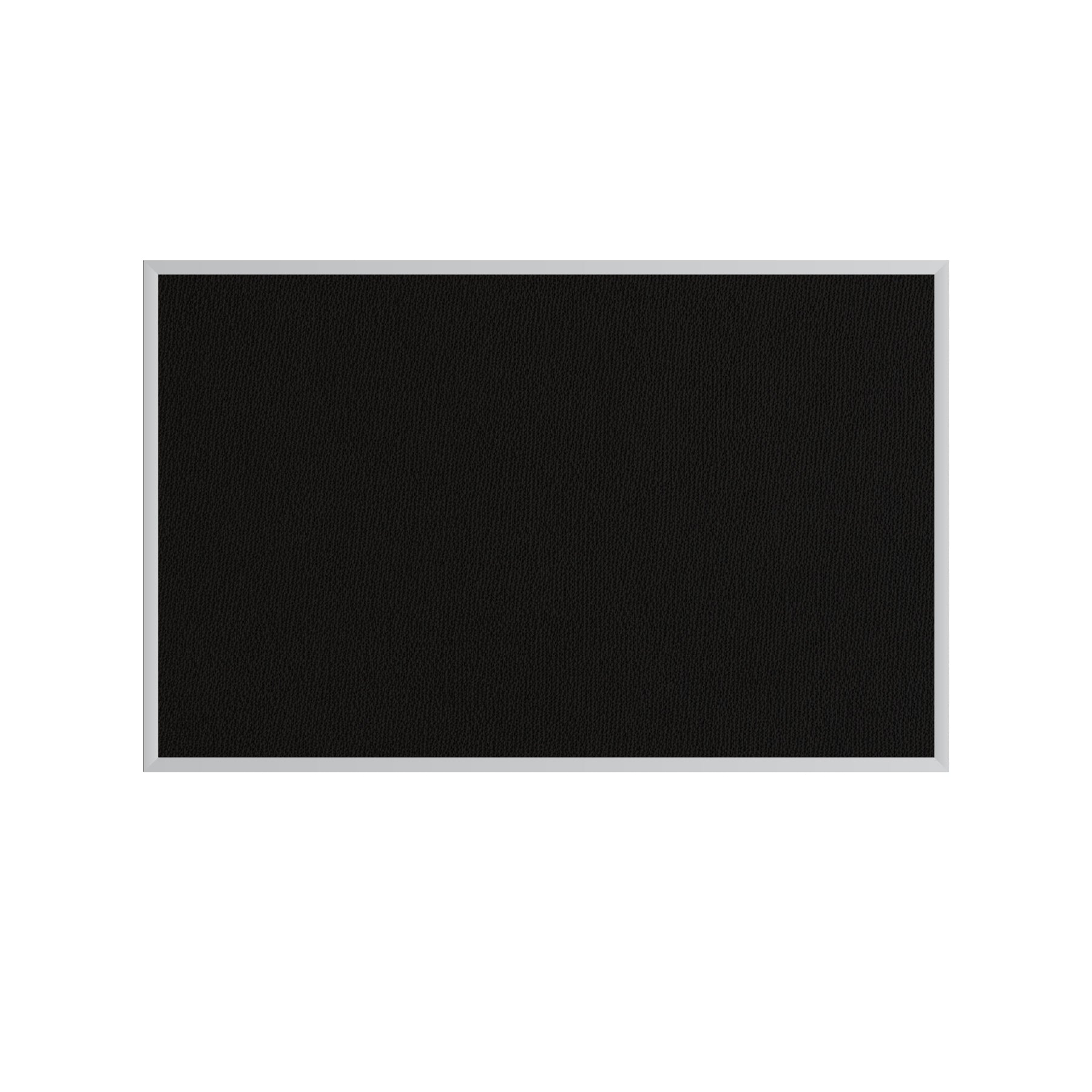 Black | Fabric Bulletin Board with Aluminum Frame