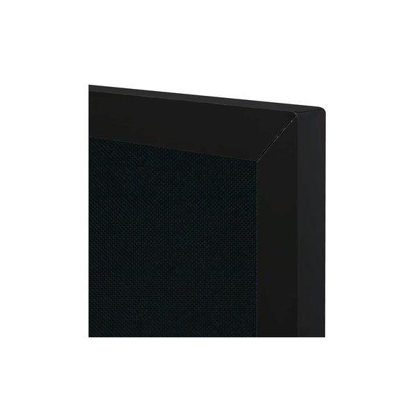 Black | Fabric Bulletin Board with Aluminum Frame