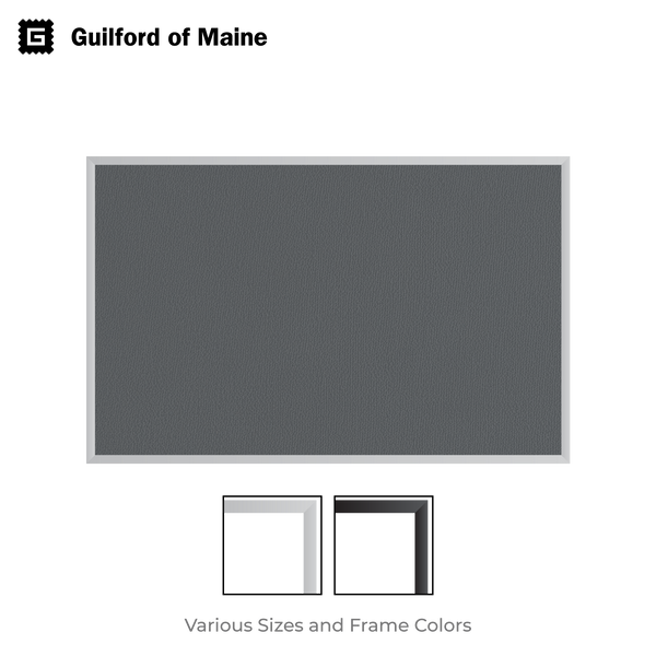 Medium Grey | Fabric Bulletin Board with Aluminum Frame