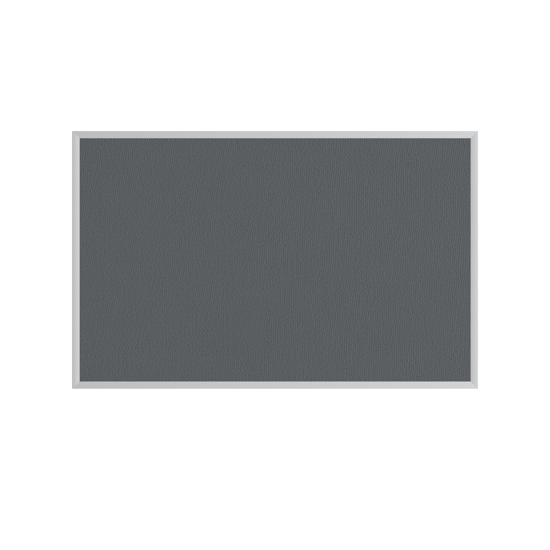Medium Grey | Fabric Bulletin Board with Aluminum Frame