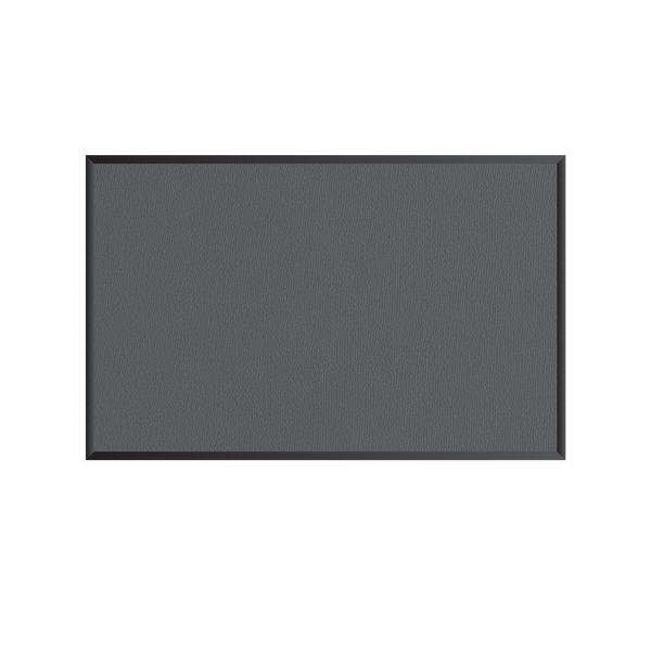Medium Grey | Fabric Bulletin Board with Aluminum Frame