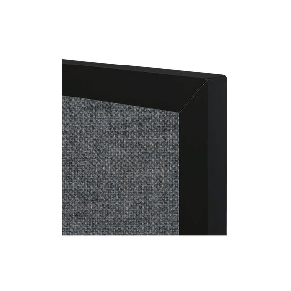 Medium Grey | Fabric Bulletin Board with Aluminum Frame