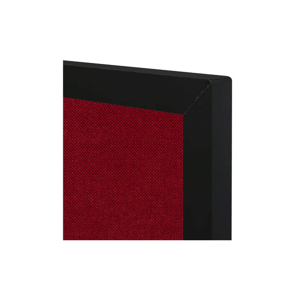 Red | Fabric Bulletin Board with Aluminum Frame