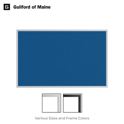 Sapphire | Fabric Bulletin Board with Aluminum Frame