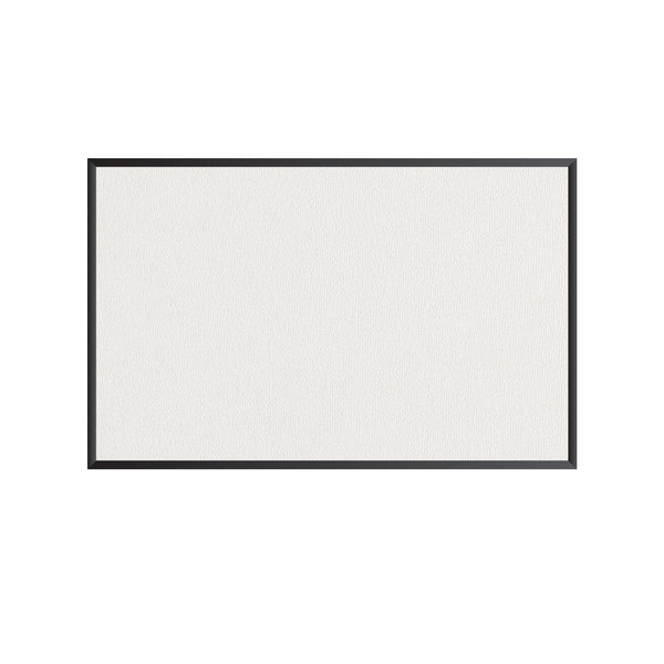 White | Fabric Bulletin Board with Aluminum Frame
