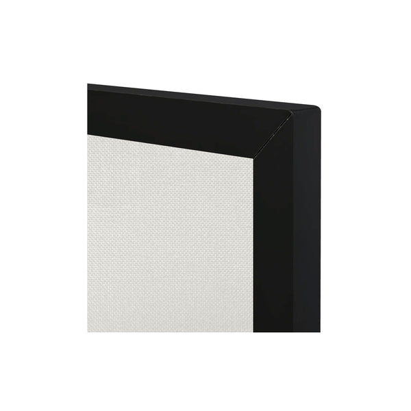 White | Fabric Bulletin Board with Aluminum Frame