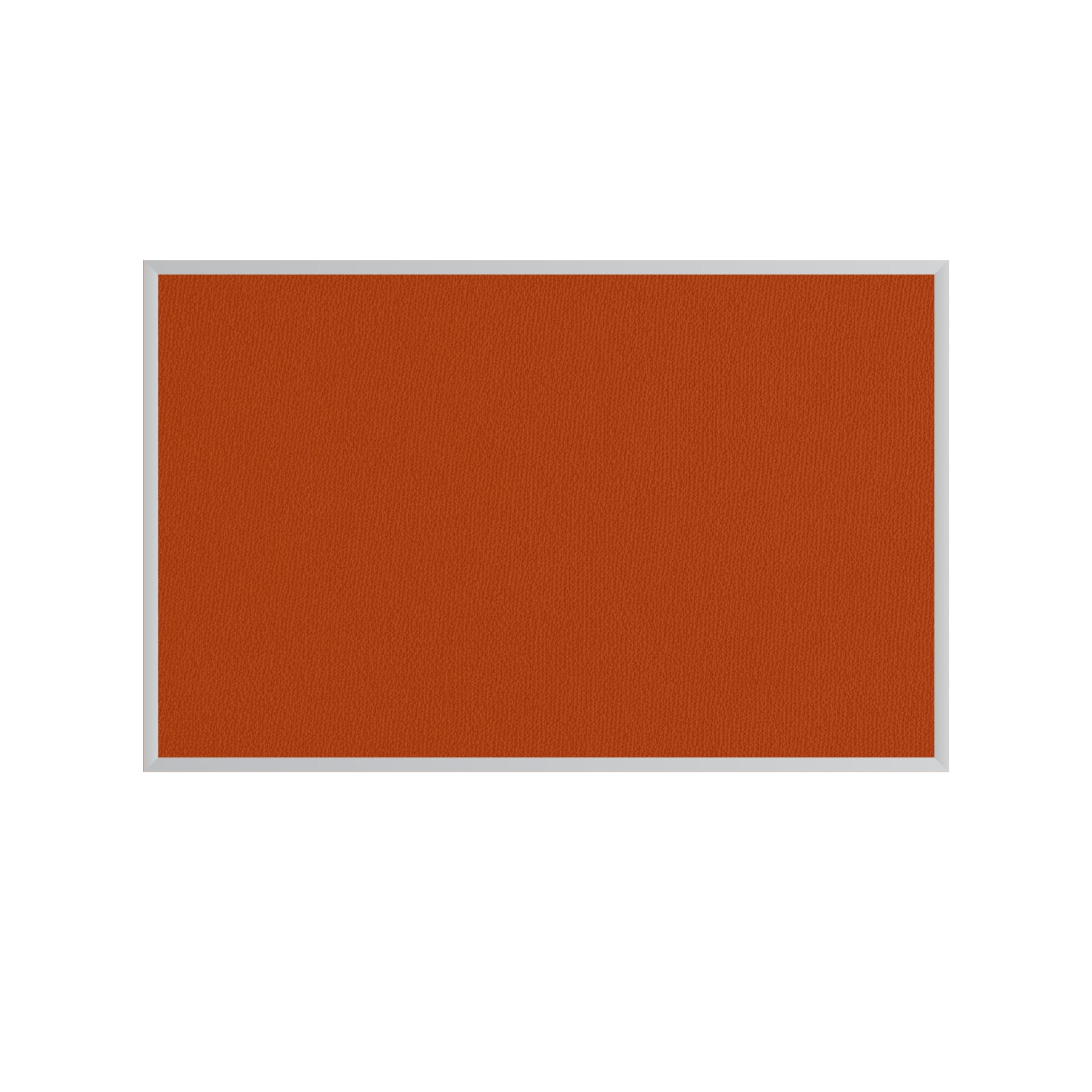 Orange | Fabric Bulletin Board with Aluminum Frame