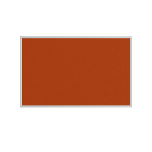 Orange | Fabric Bulletin Board with Aluminum Frame