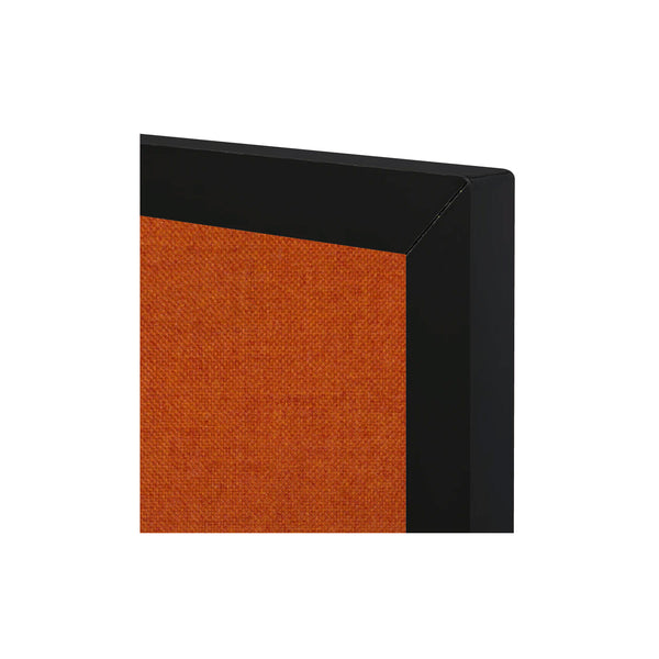 Orange | Fabric Bulletin Board with Aluminum Frame