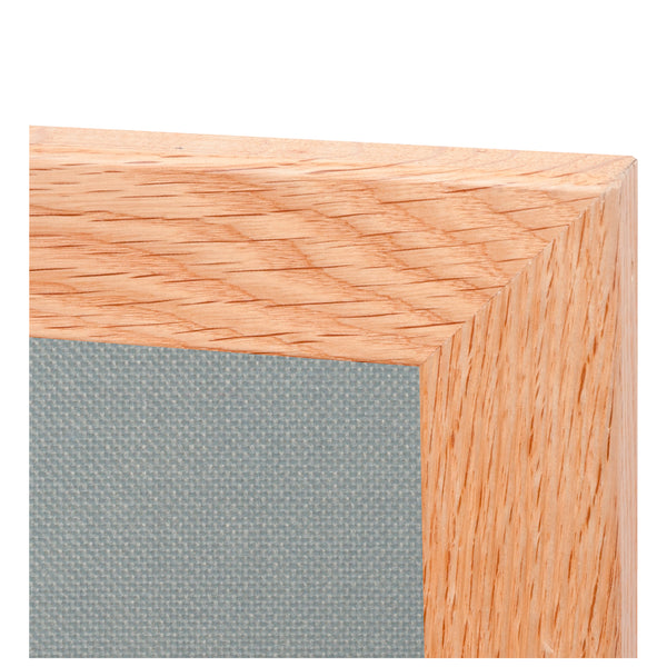 Coin | Fabric Bulletin Board with Wood Frame