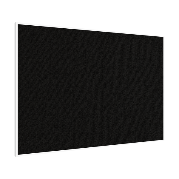Black | Landscape Fabric Bulletin Board with Minimalist Frame