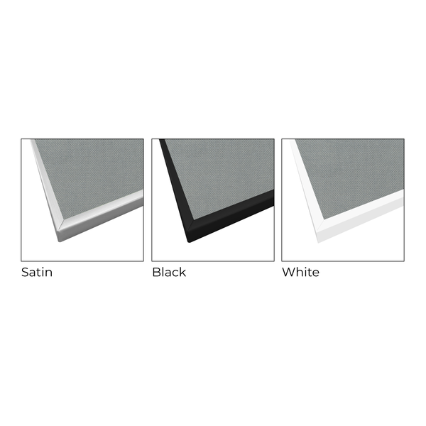 Coin | Landscape Fabric Bulletin Board with Minimalist Frame