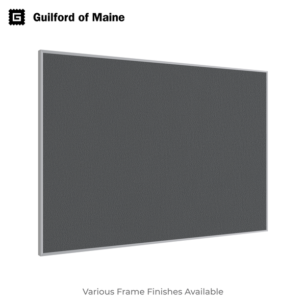 Medium Grey | Landscape Fabric Bulletin Board with Minimalist Frame