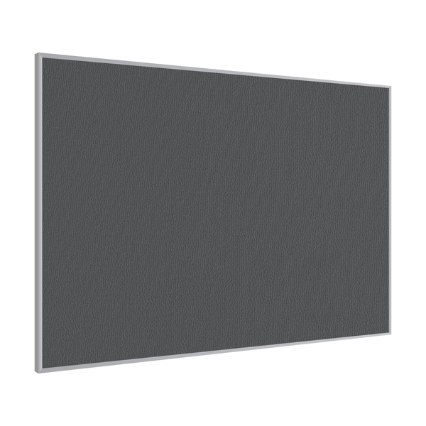 Medium Grey | Landscape Fabric Bulletin Board with Minimalist Frame