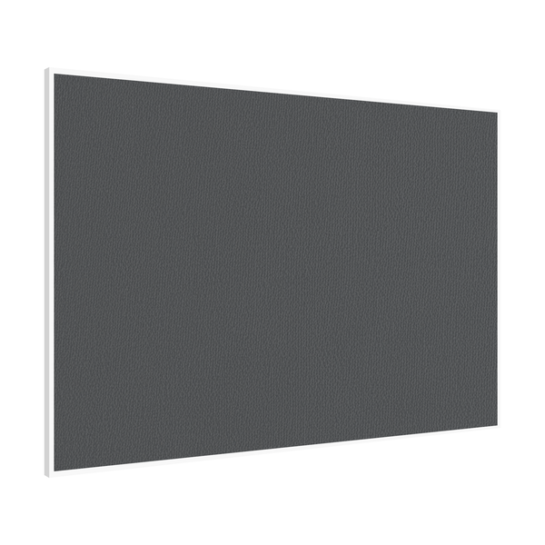 Medium Grey | Landscape Fabric Bulletin Board with Minimalist Frame