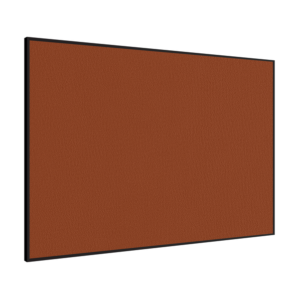 Orange | Landscape Fabric Bulletin Board with Minimalist Frame
