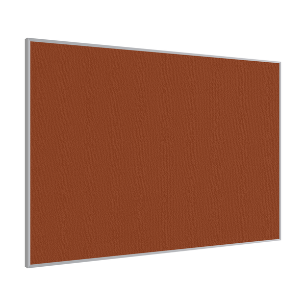 Orange | Landscape Fabric Bulletin Board with Minimalist Frame