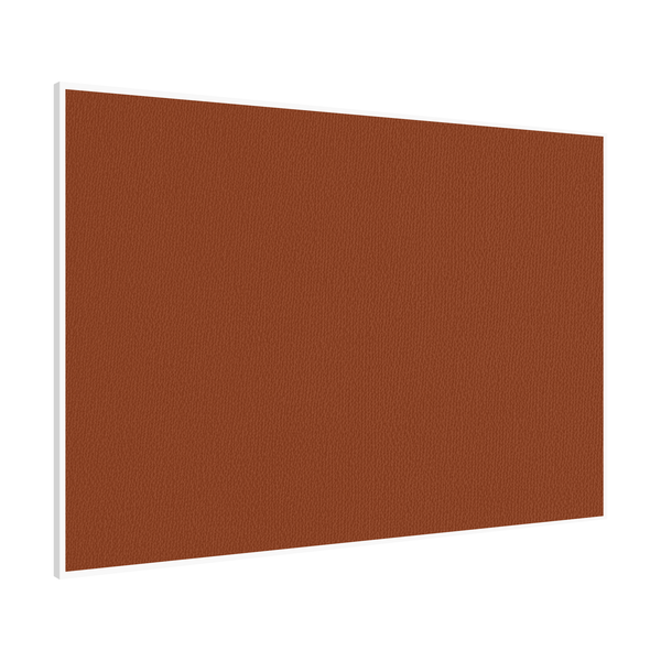 Orange | Landscape Fabric Bulletin Board with Minimalist Frame