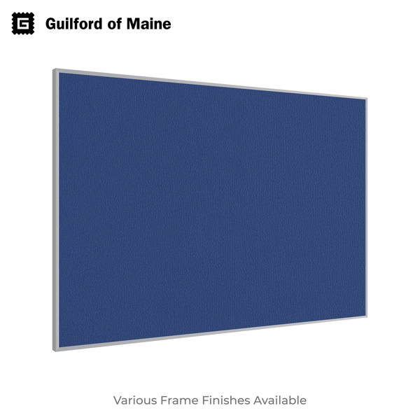 Sapphire | Landscape Fabric Bulletin Board with Minimalist Frame