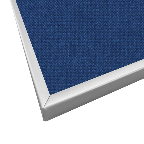 Sapphire | Landscape Fabric Bulletin Board with Minimalist Frame