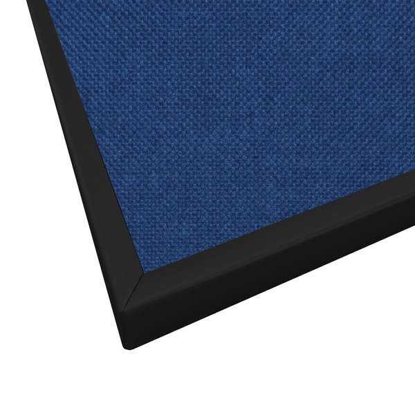 Sapphire | Landscape Fabric Bulletin Board with Minimalist Frame