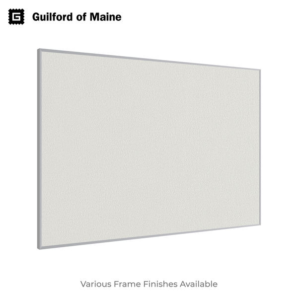 White | Landscape Fabric Bulletin Board with Minimalist Frame